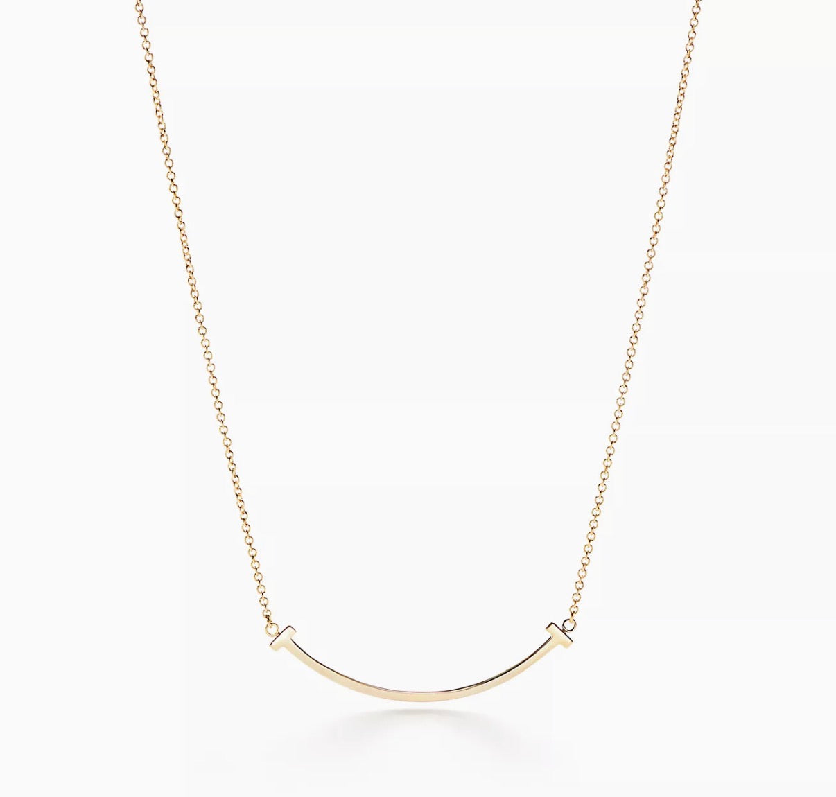 Tiffany & Co inspired smile necklace